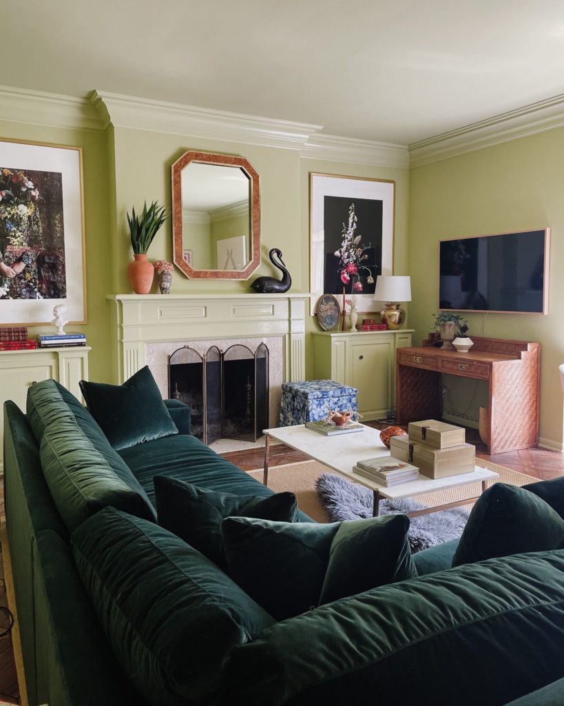 Take a Peek at Our Design Progress in the Family Room (New Sofa and All)
