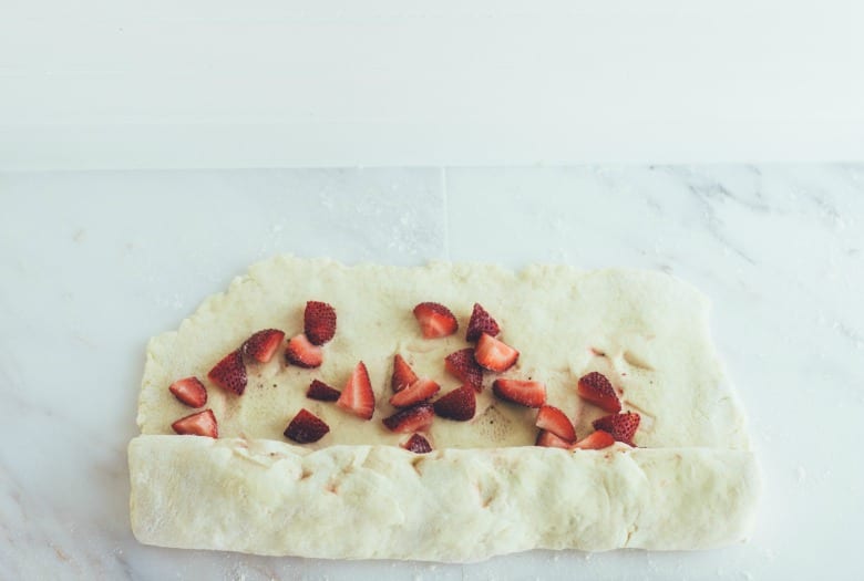 strawberry cream scones | wit & delight