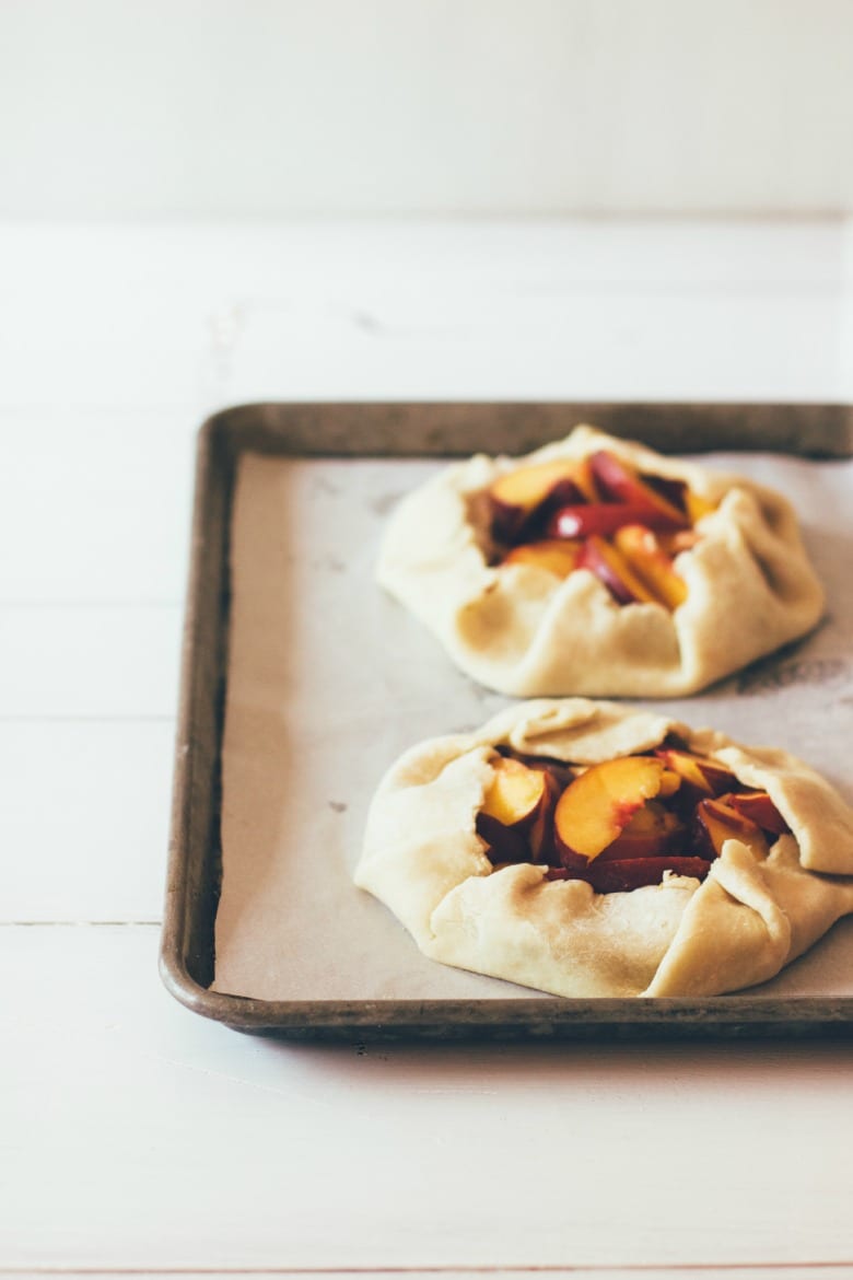 peach galettes | wit & delight