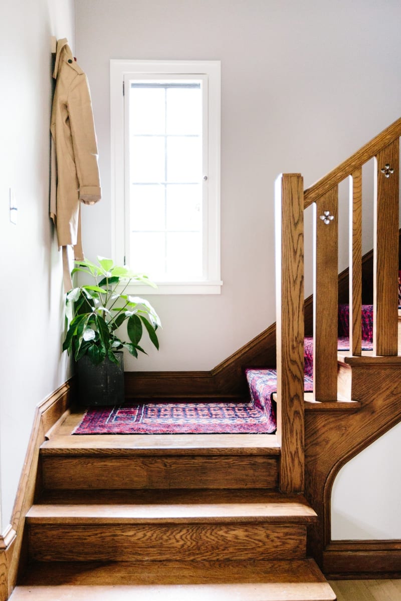 DIY Vintage Stair Runner — Wit & Delight