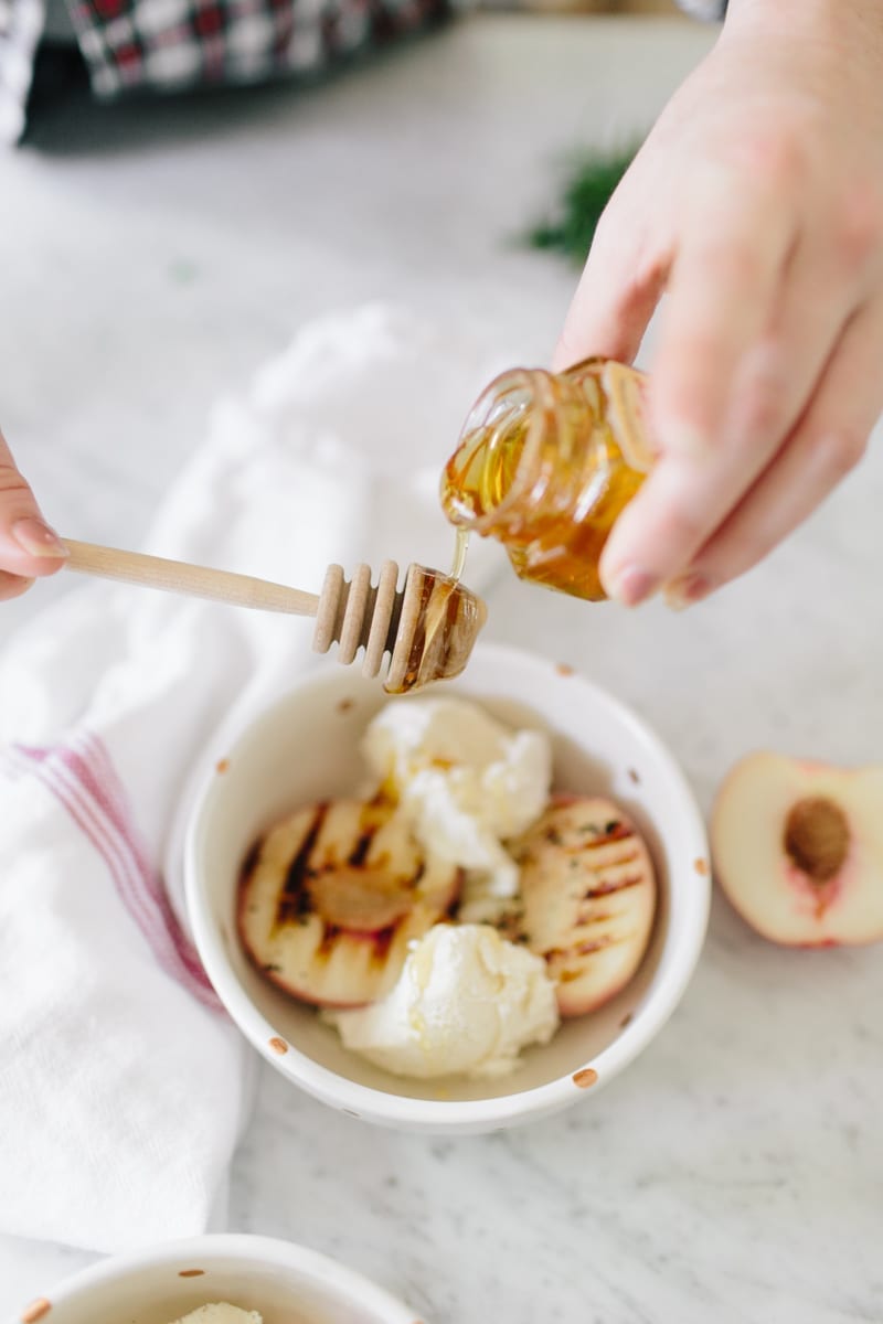 Grilled Peach Sundae — Wit & Delight