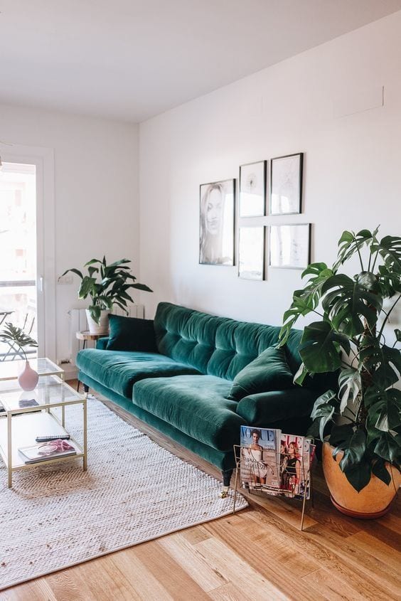 12 Rooms Where a Colorful Couch Totally Steals the Show – Wit & Delight