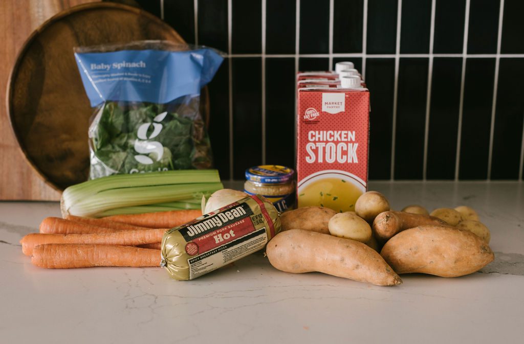 Creamy Sweet Potato Soup Ingredients
