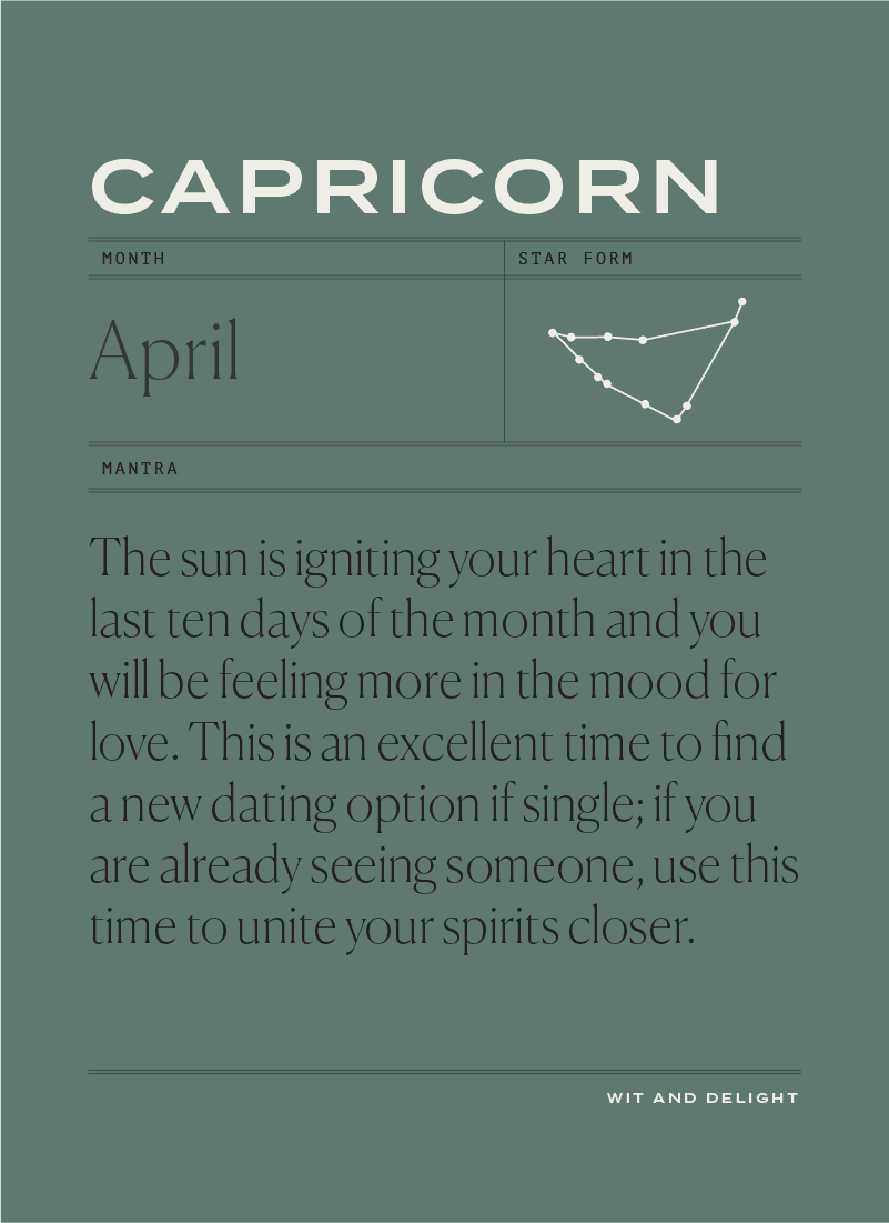 April 2020 Horoscopes - Capricorn