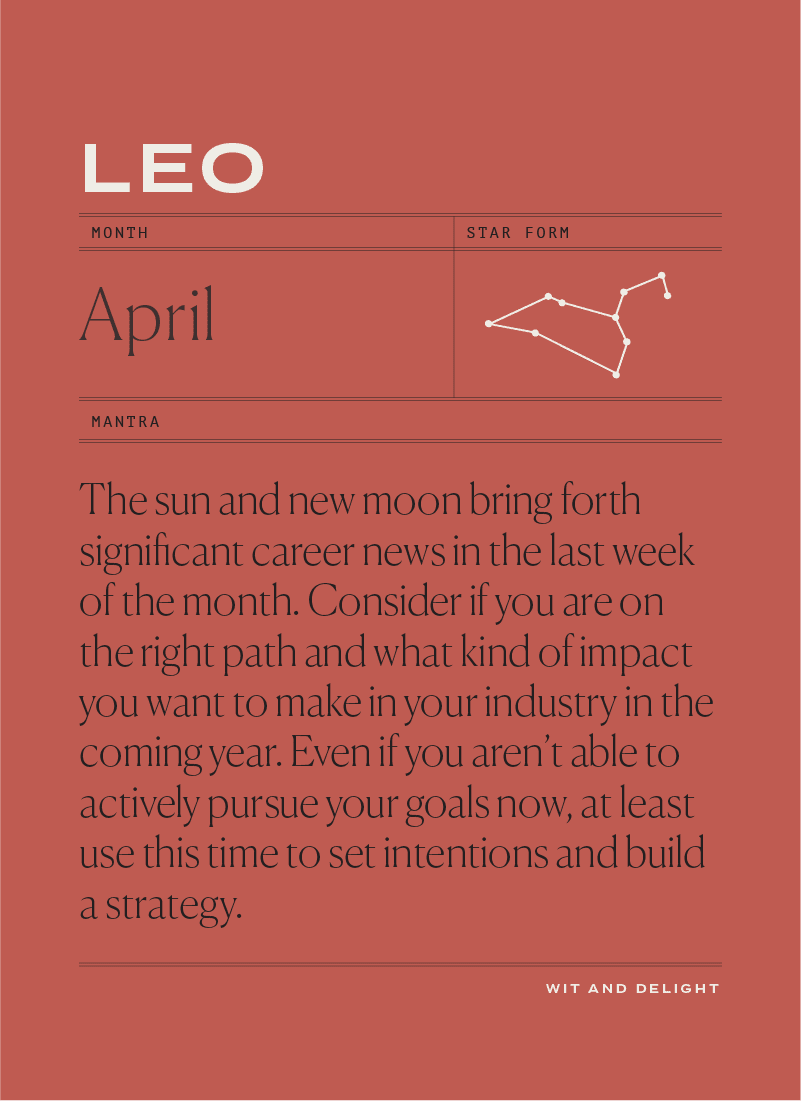 April 2020 Horoscopes - Leo