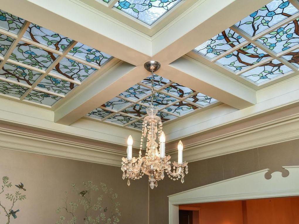 Skylight and Chandelier