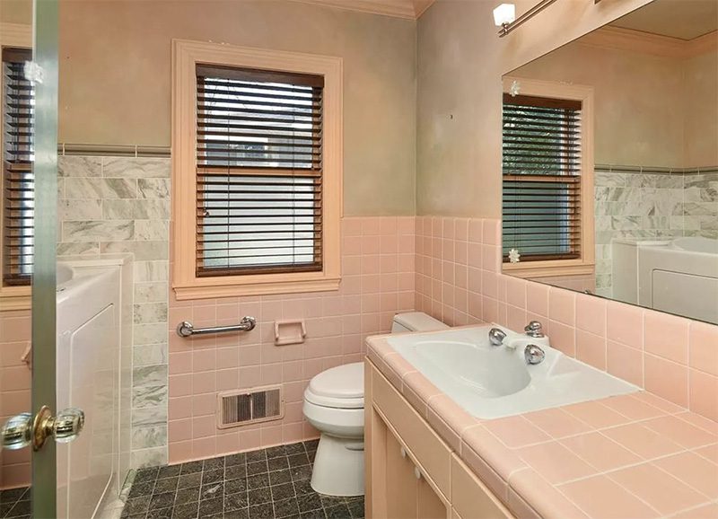 Pink Bathroom Tile
