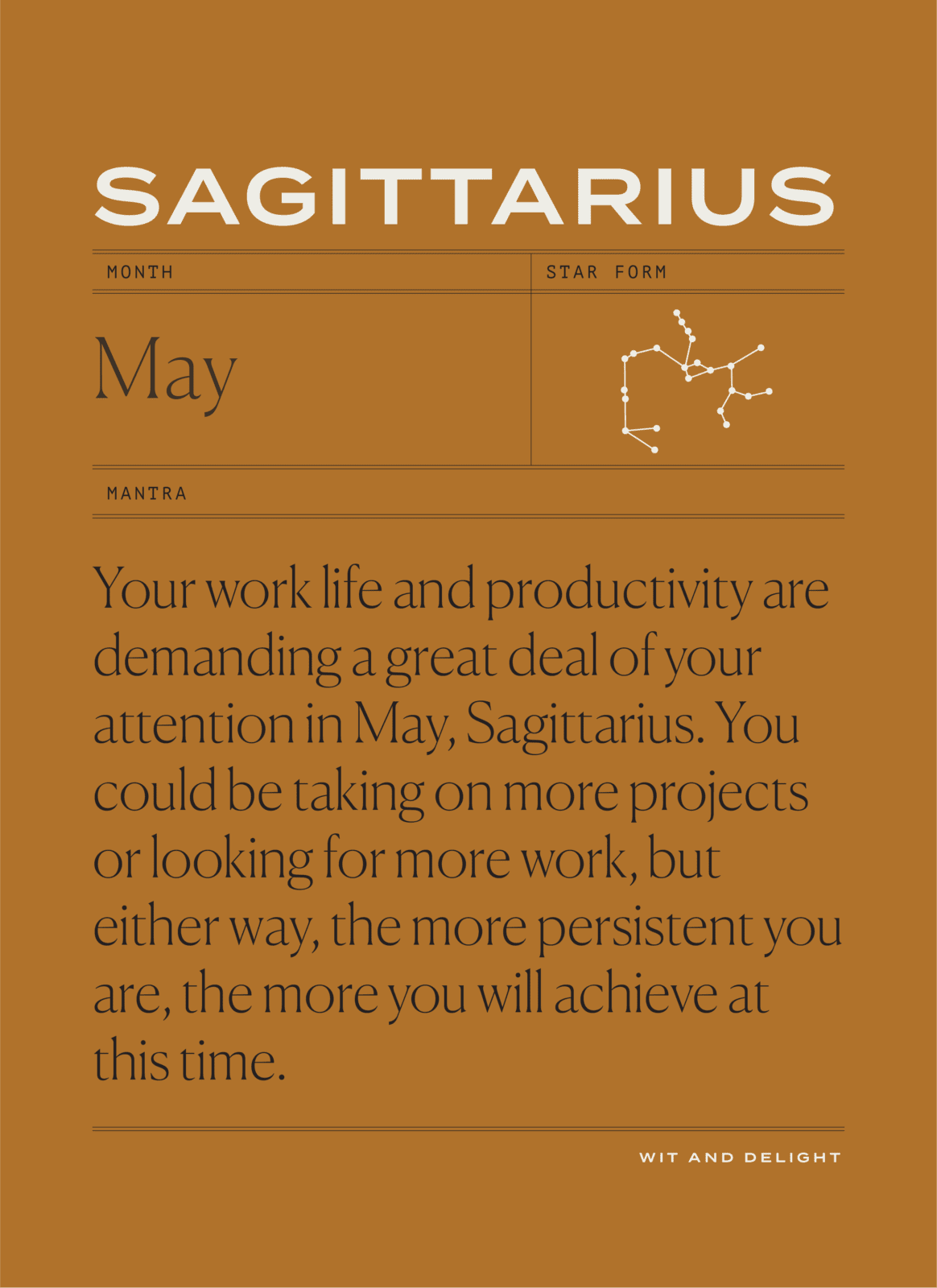 May 2020 Horoscopes | Wit & Delight | Sagittarius