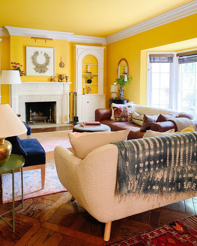 Kate Arends New House Design Yellow Room | Wit & Delight