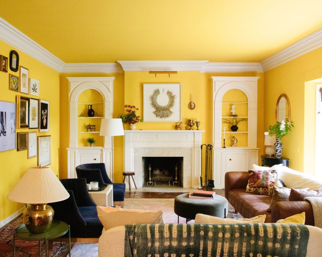 Kate Arends New House Design Yellow Room | Wit & Delight