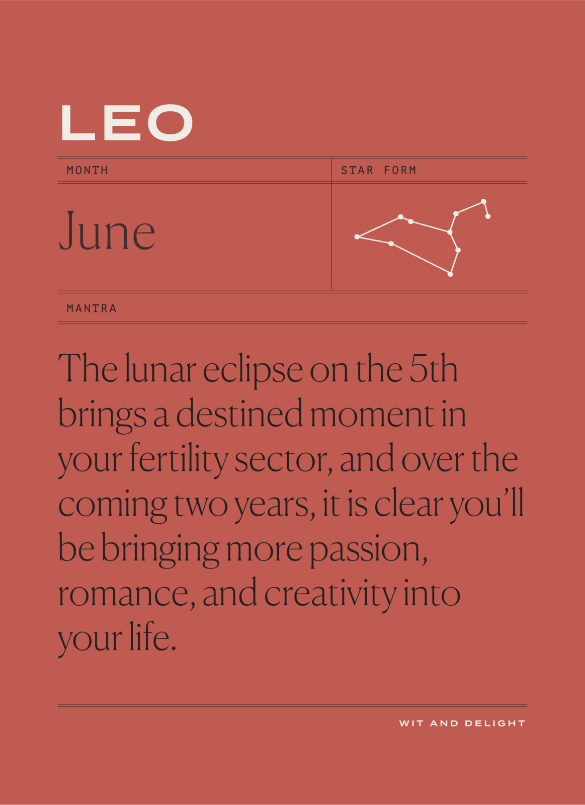 Leo June 2020 Horoscopes | Wit & Delight