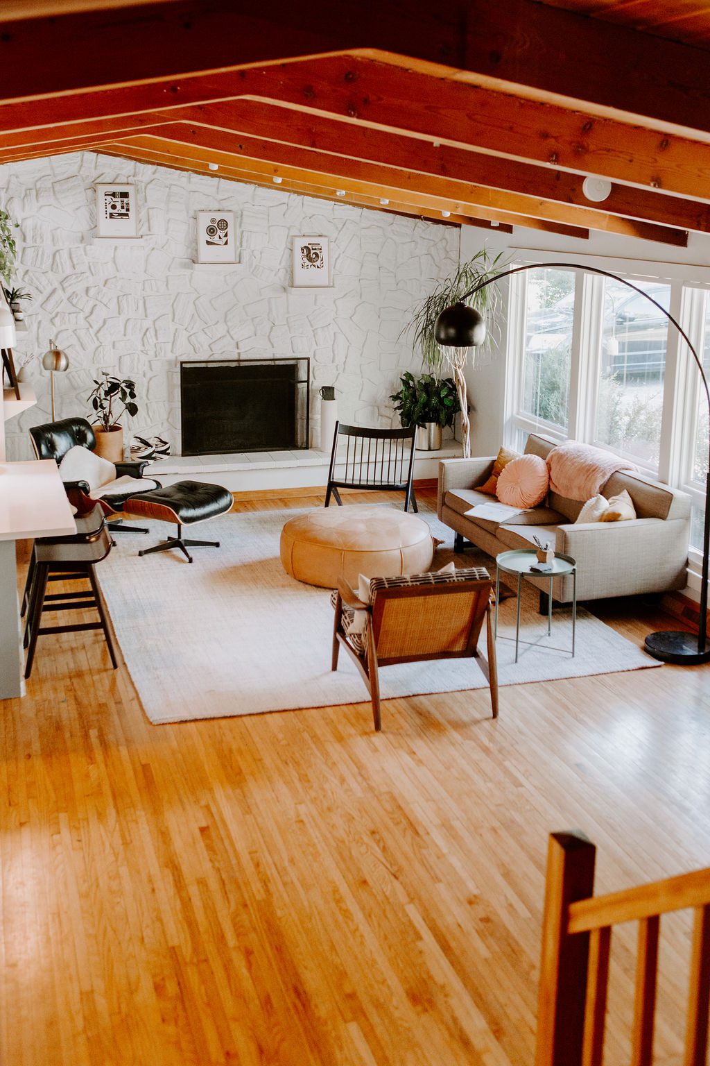 Midcentury Modern Home Living Room