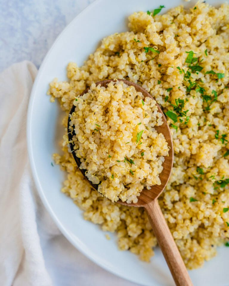 quinoa for grain bowl