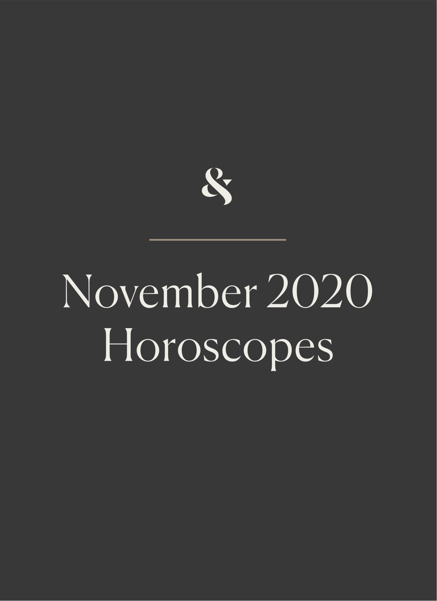 November 2020 Horoscopes: Enter the Warp Zone | Wit & Delight