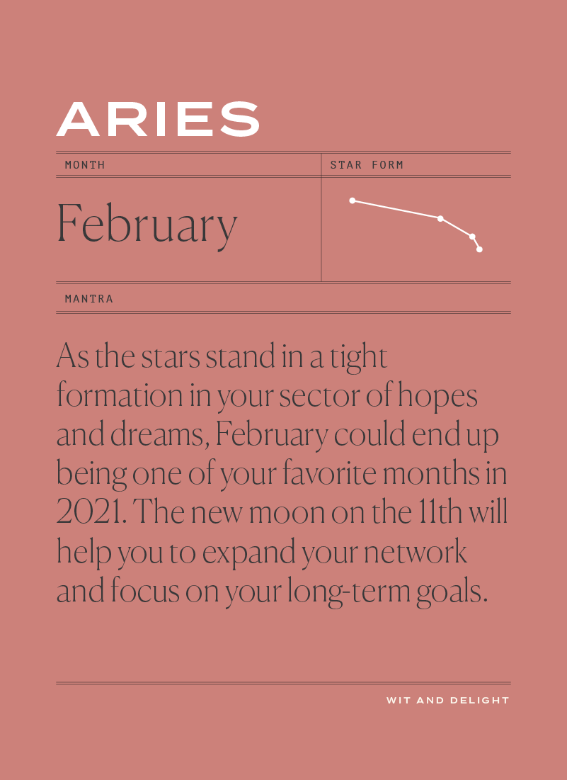 February 2021 Horoscopes: Review Your Intentions | Wit & Delight
