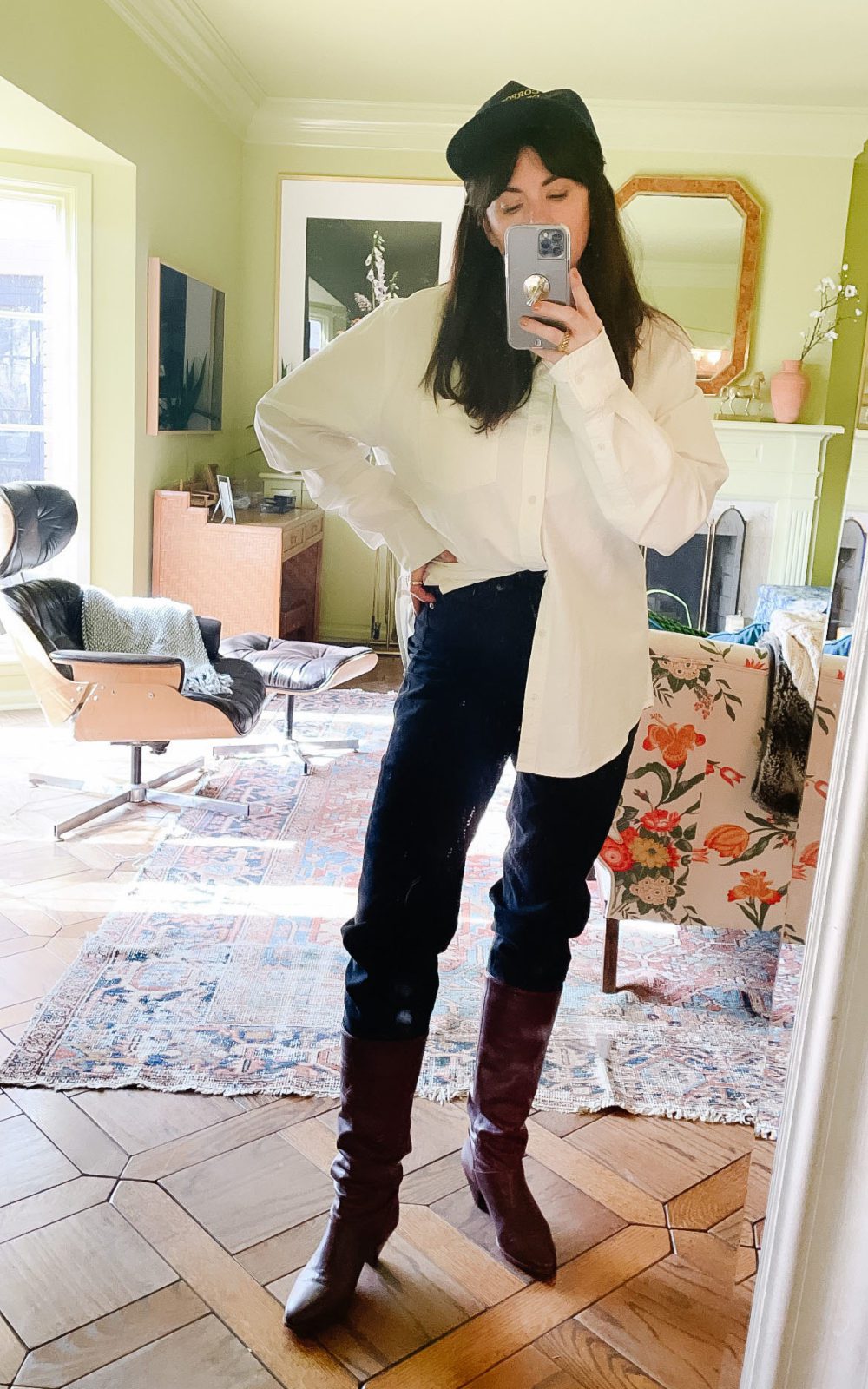 6 of My Favorite  Outfits From February, Paired with Mom Jeans | Wit & Delight