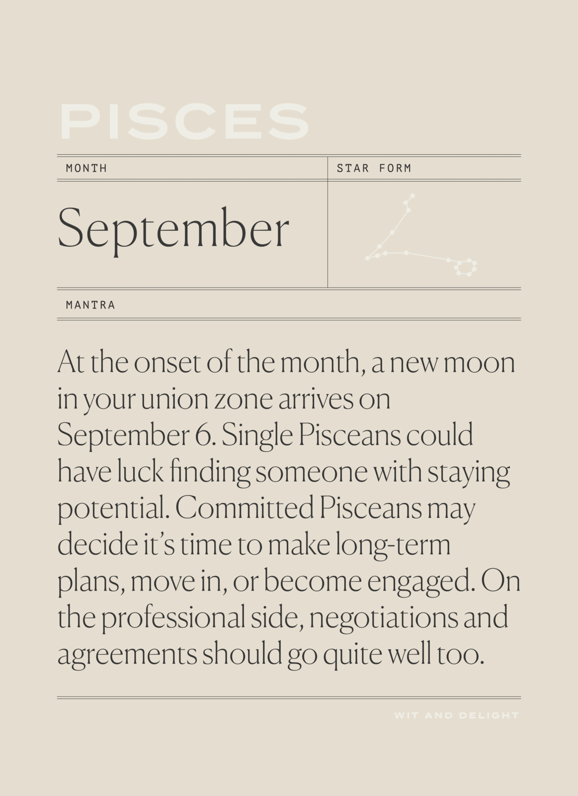 September 2021 Horoscopes: Focus on the Details | Wit & Delight