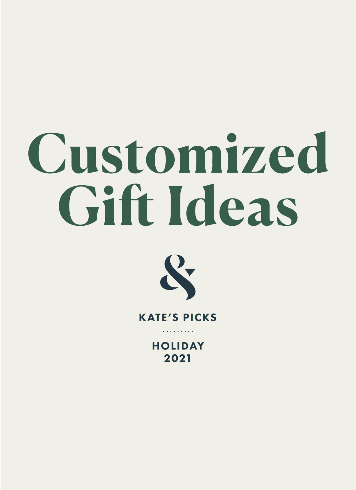 2021 Holiday Gift Guide: 12 Customized Gift Ideas | Wit & Delight