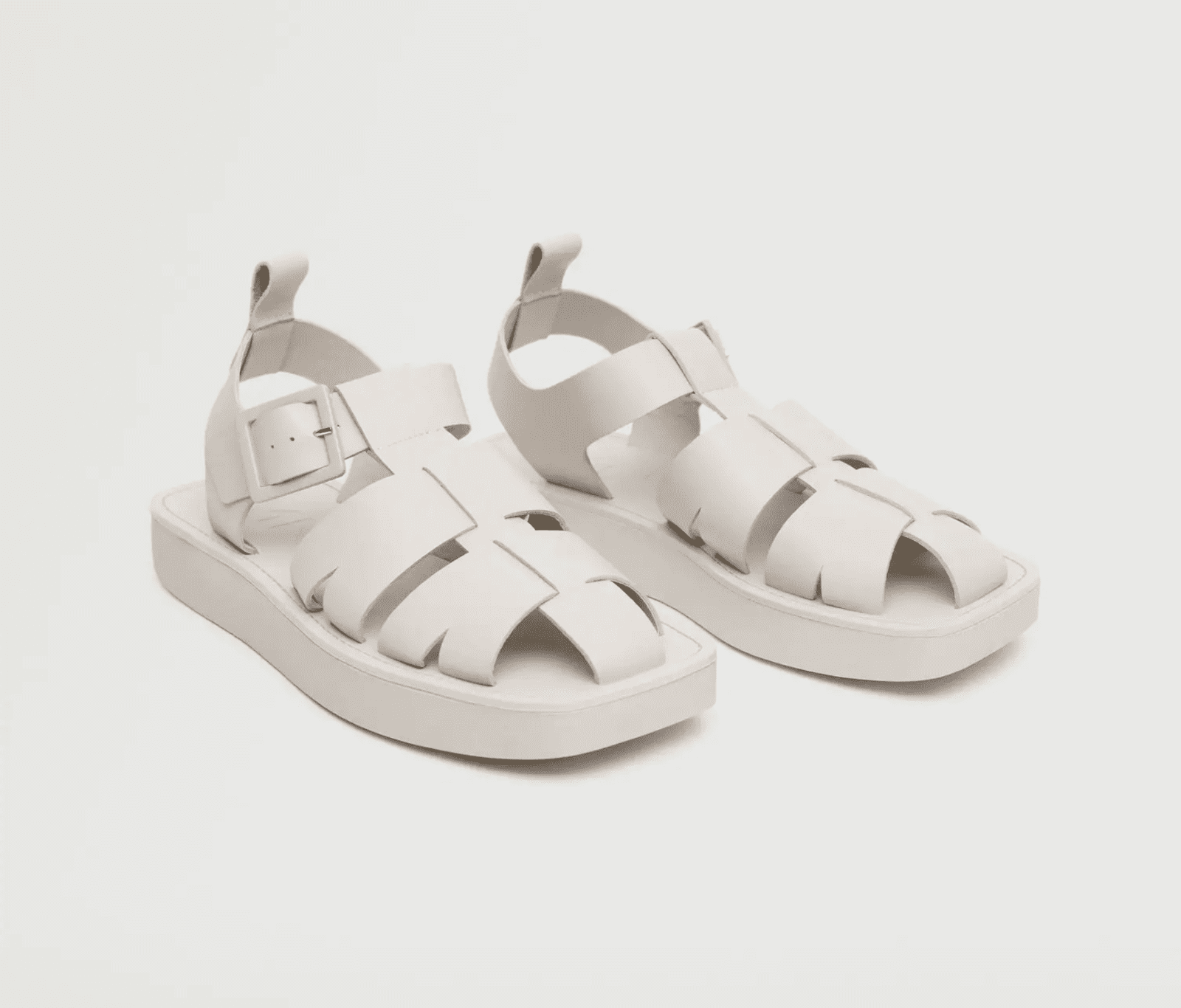 Mango Leather Jelly Shoes