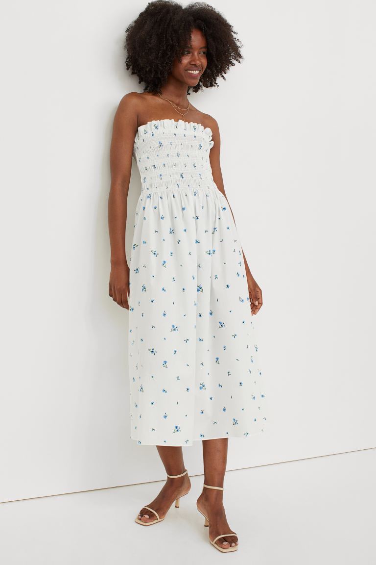 Spring Clothing: H&M Smocked-Bodice Dress