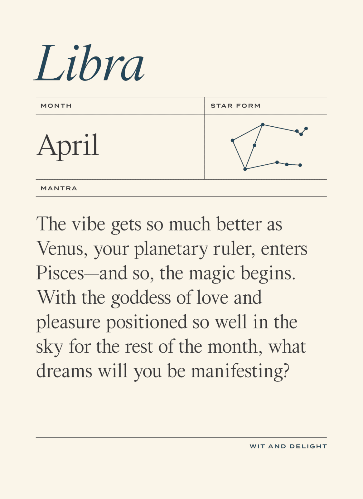 April 2022 Horoscopes: Libra