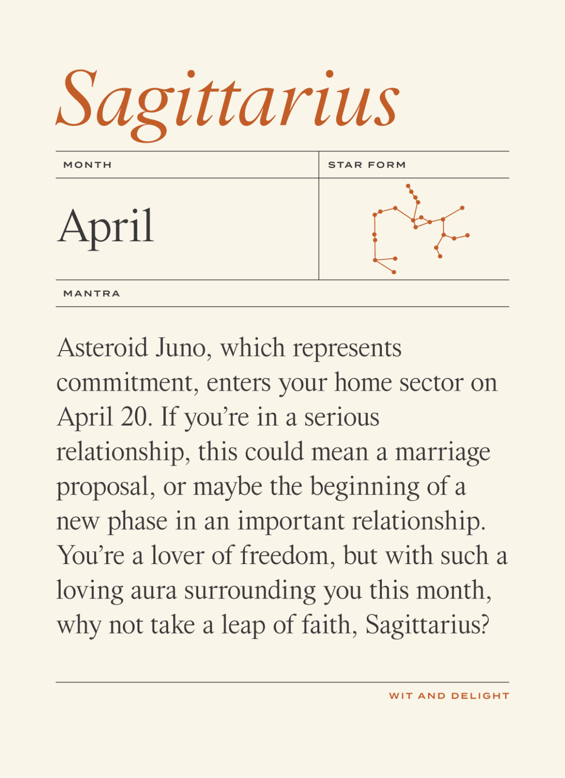 April Horoscopes: Sagittarius