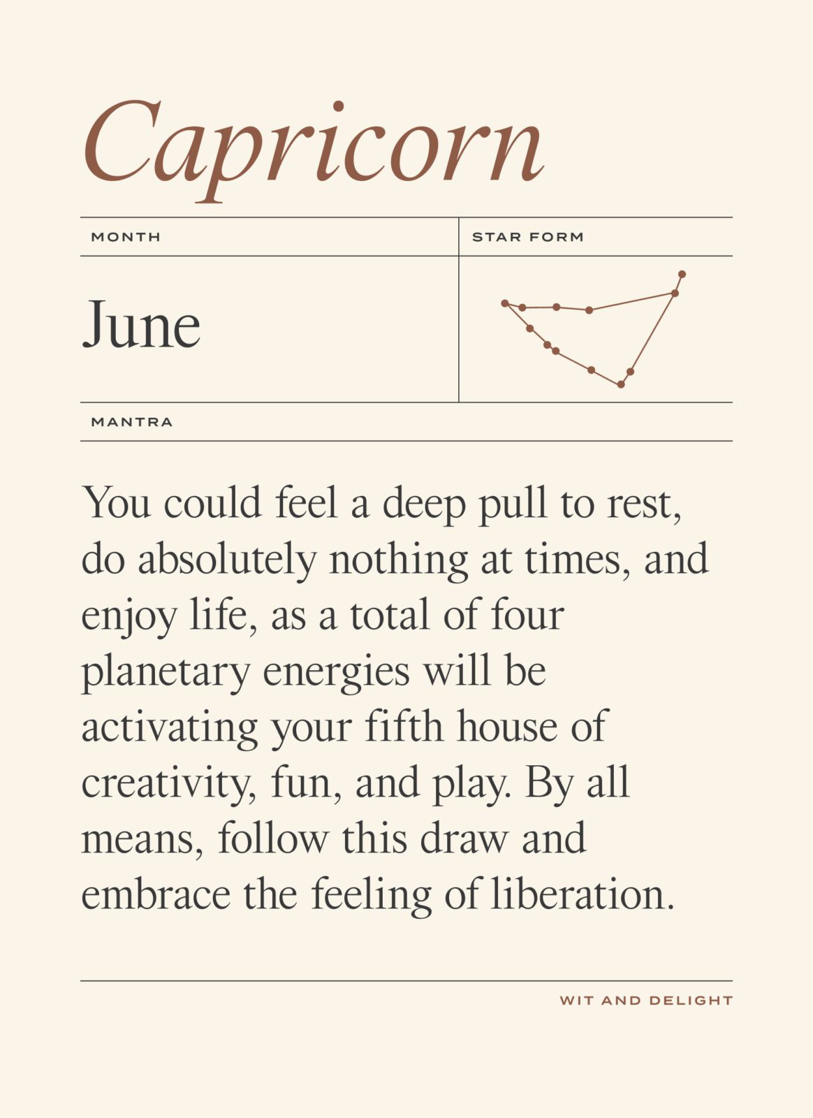 Capricorn June Horoscope