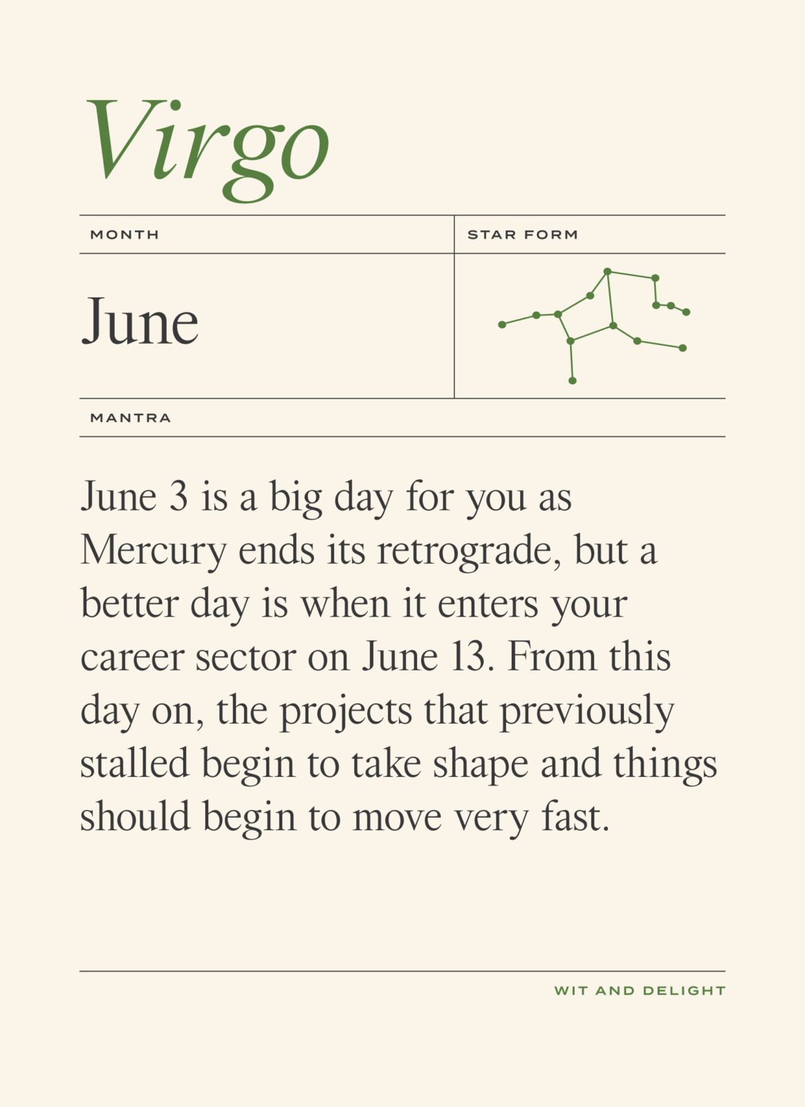 June 2022 Horoscopes: Virgo | Wit & Delight