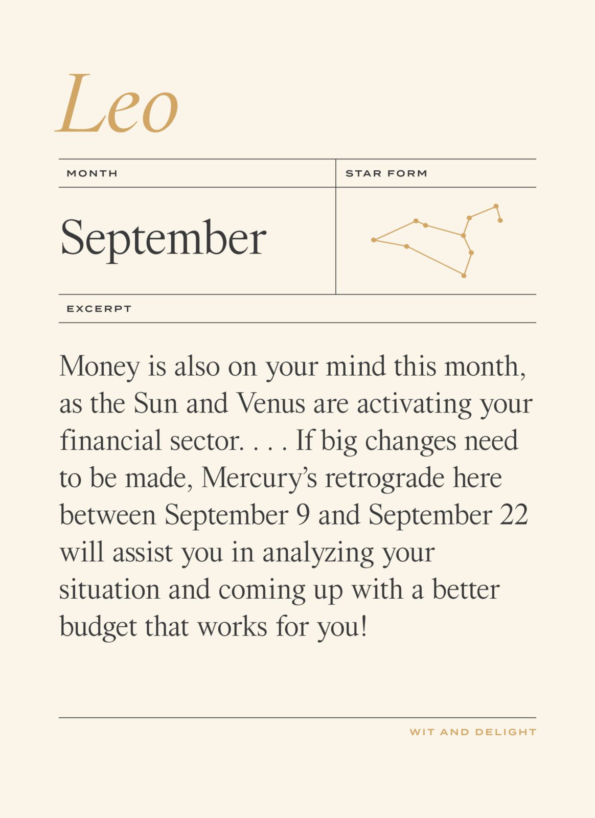 September Horoscopes 2022: Prepare for Mercury Retrograde | Wit & Delight
