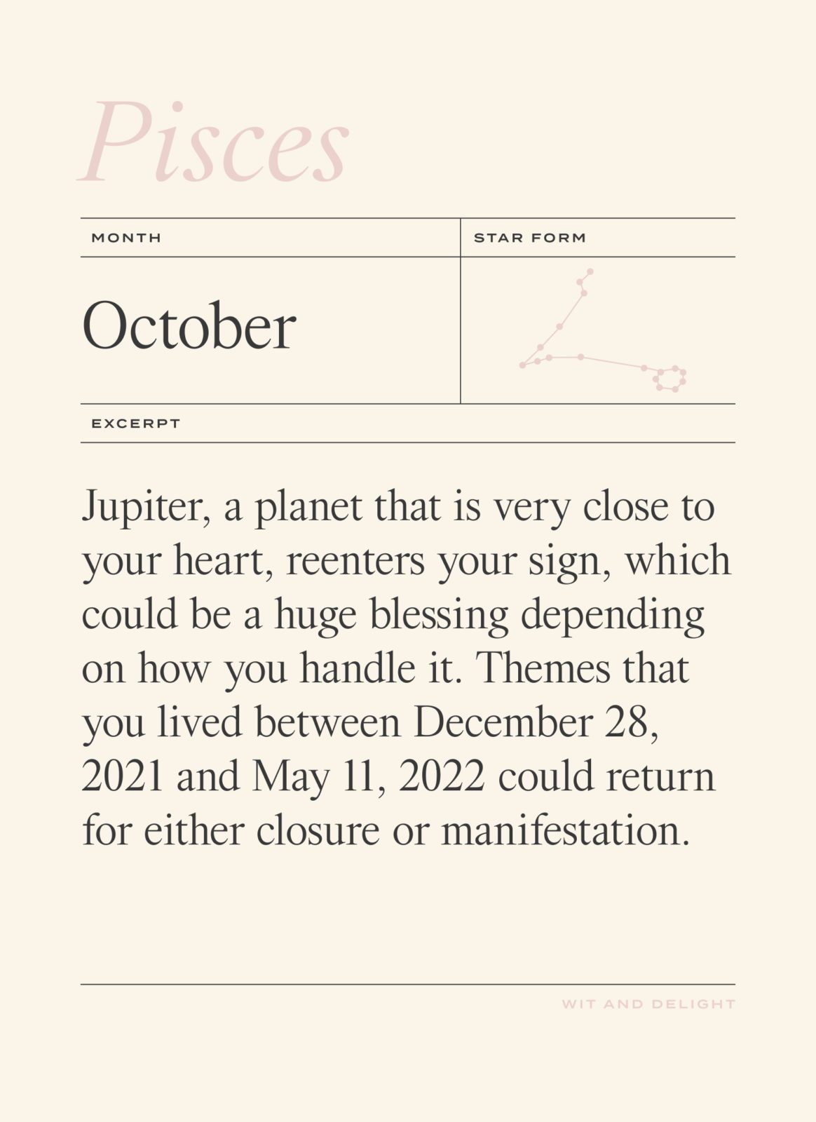 October Horoscopes: A Life-Changing Month | Wit & Delight