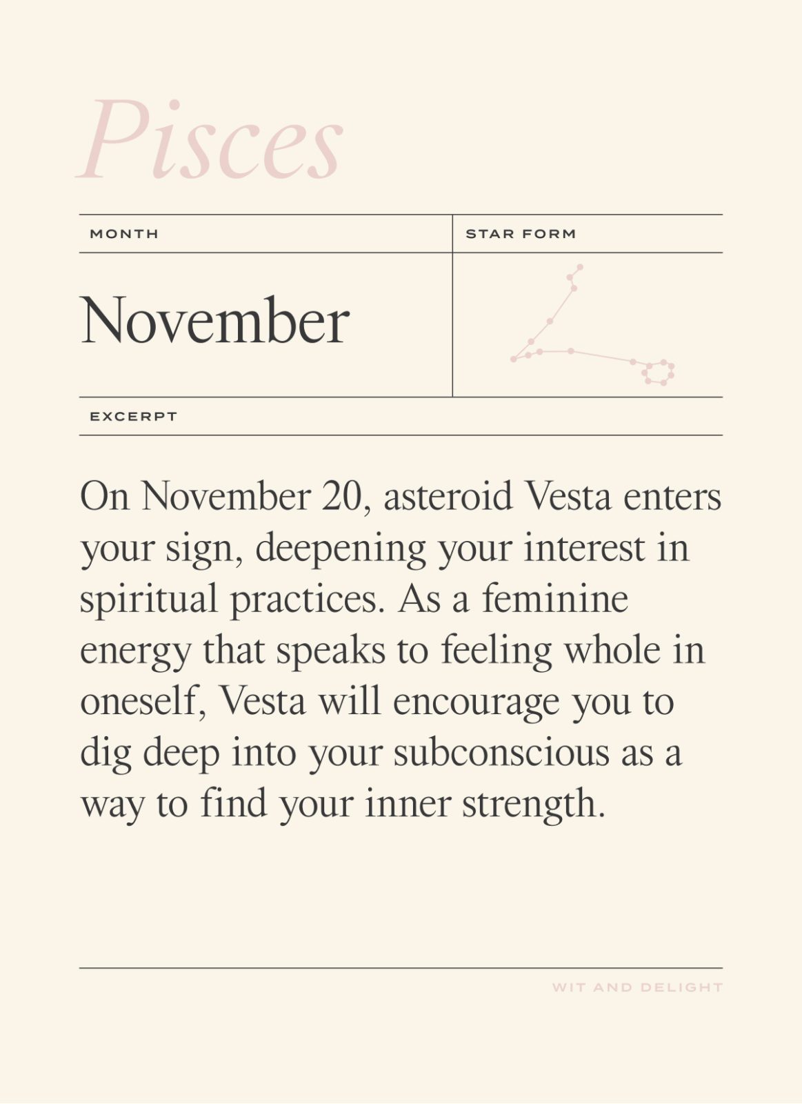 Your Monthly Horoscope: November 2022 | Wit & Delight
