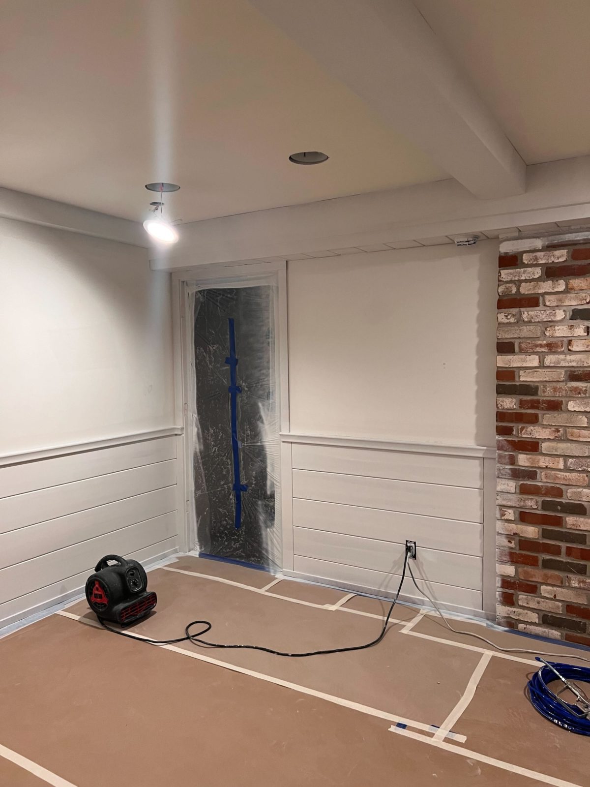Basement Design Project: Painting the Family Room | Wit & Delight