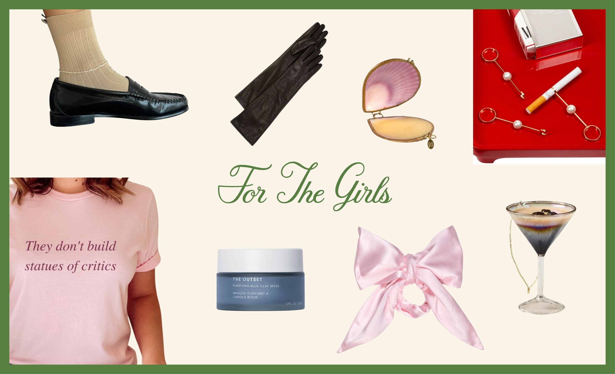 A mix of holiday gift ideas for girlfriends