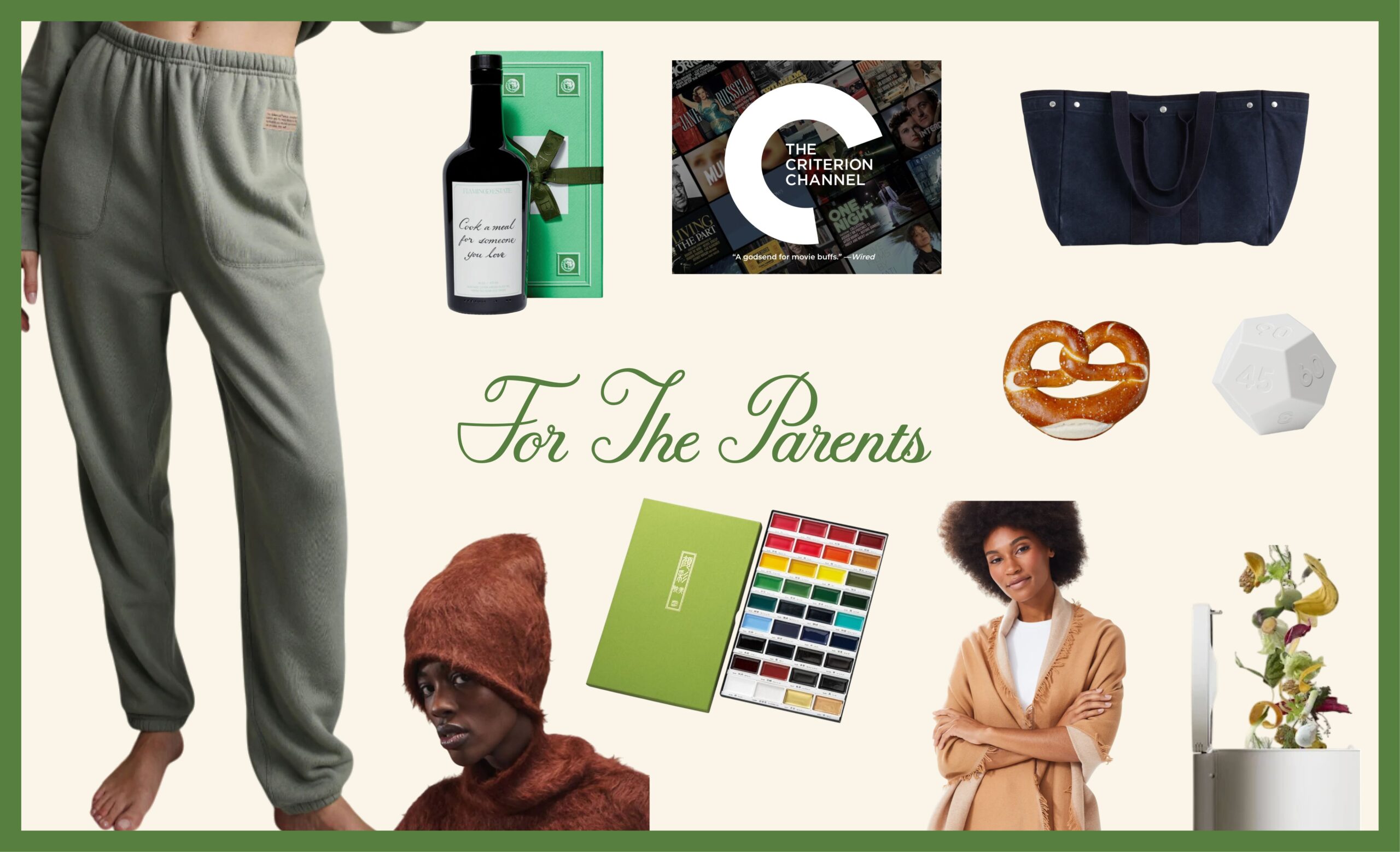 A mix of holiday gift ideas for parents and in-laws