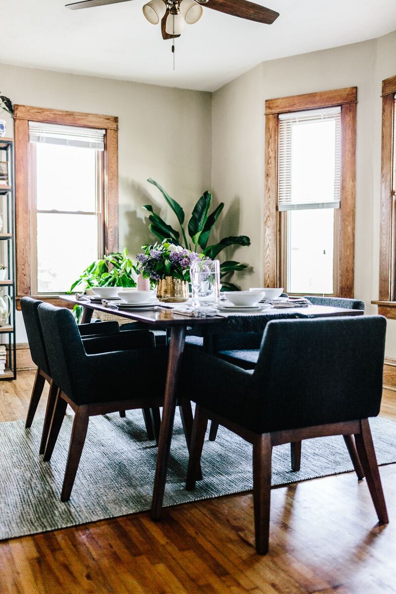 A Dining Room Makeover Story: A Fresh Start for a Deserving Family