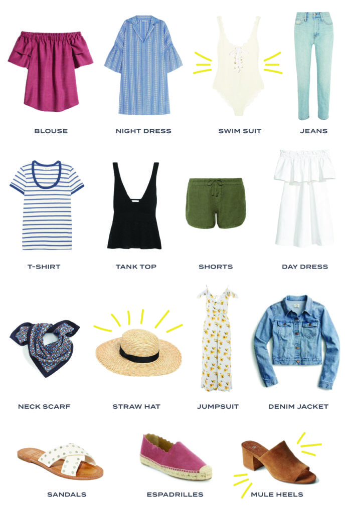 Your 15-Piece Summer Capsule Wardrobe - Wit & Delight