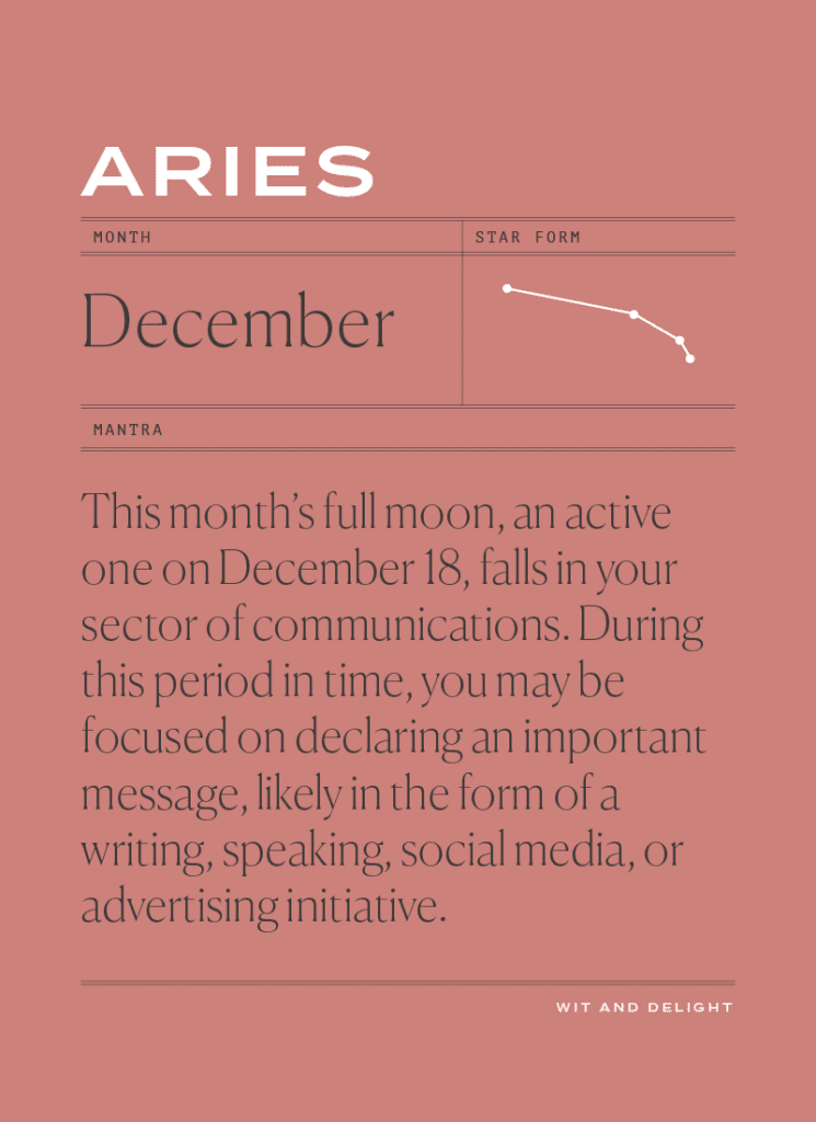 December 2021 Horoscopes: Nostalgia Awakens | Wit & Delight