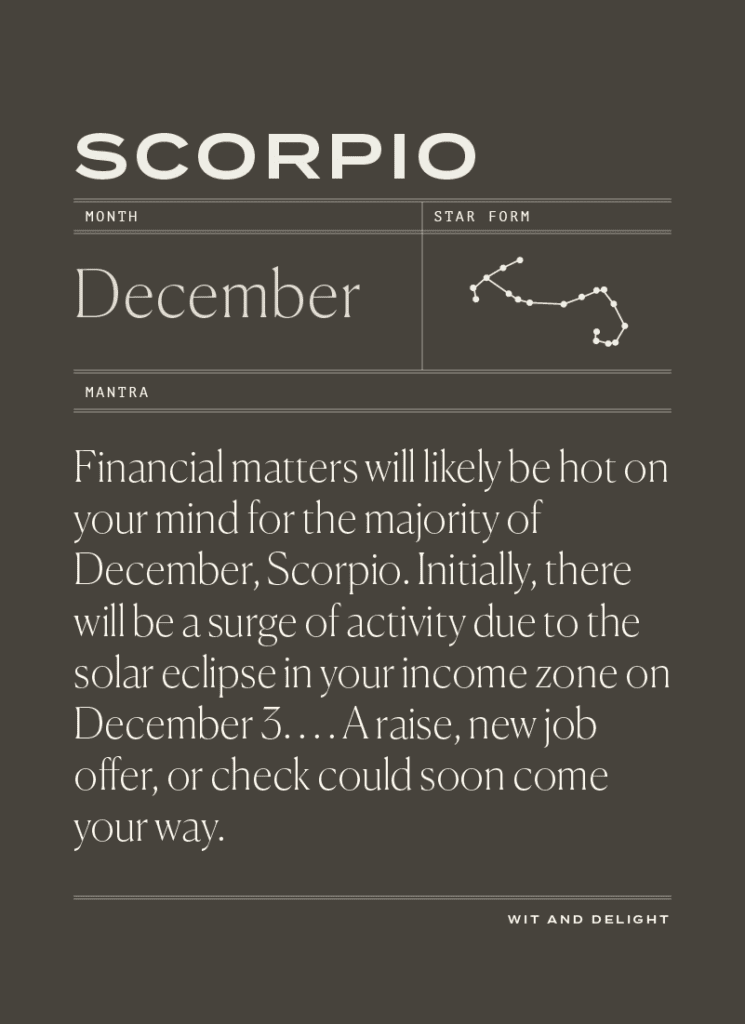 December 2021 Horoscopes: Nostalgia Awakens | Wit & Delight