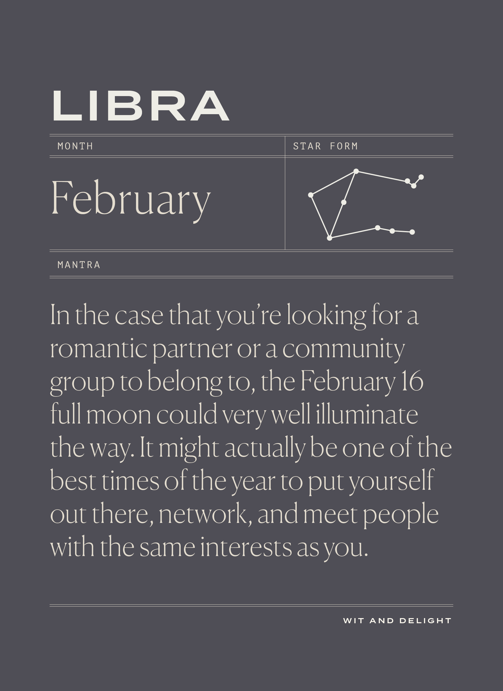 February Horoscope: Bask in the Possibilities | Wit & Delight